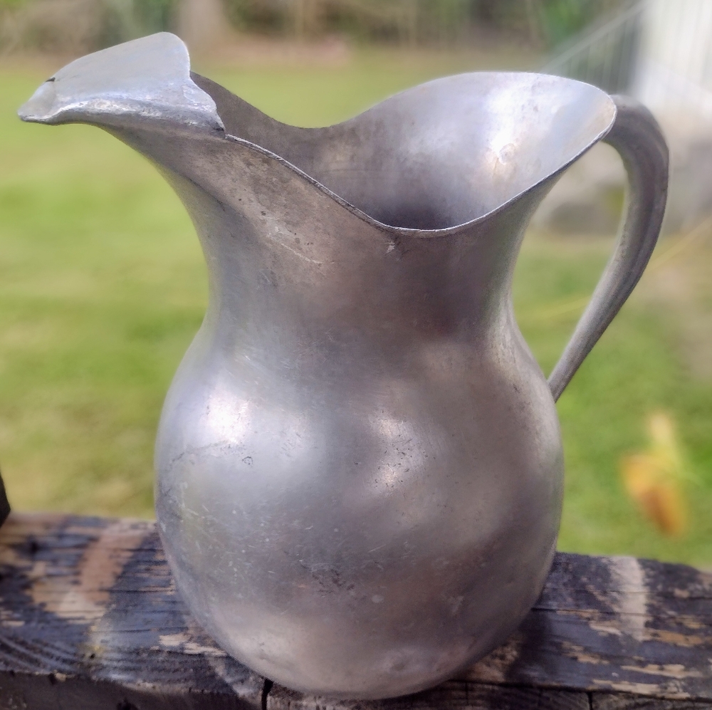 Vintage Wherever Aluminum Water/Milk Pitcher
